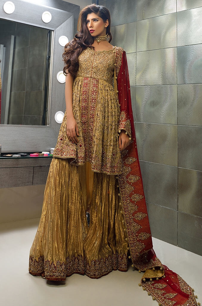 sharara peplum